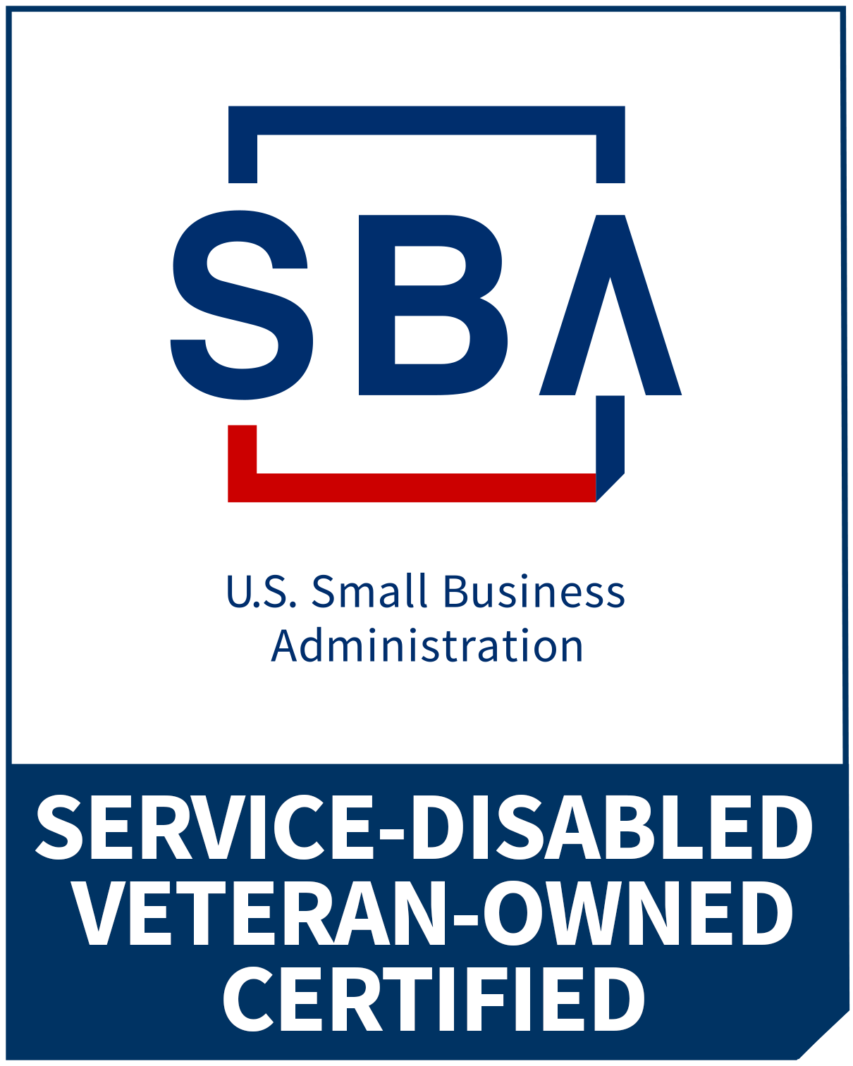 Official SDVOSB badge